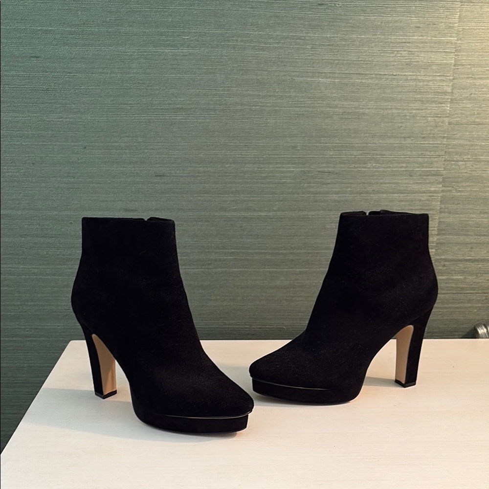 Karl Lagerfeld Black Heeled Boots with Stiletto Heel
